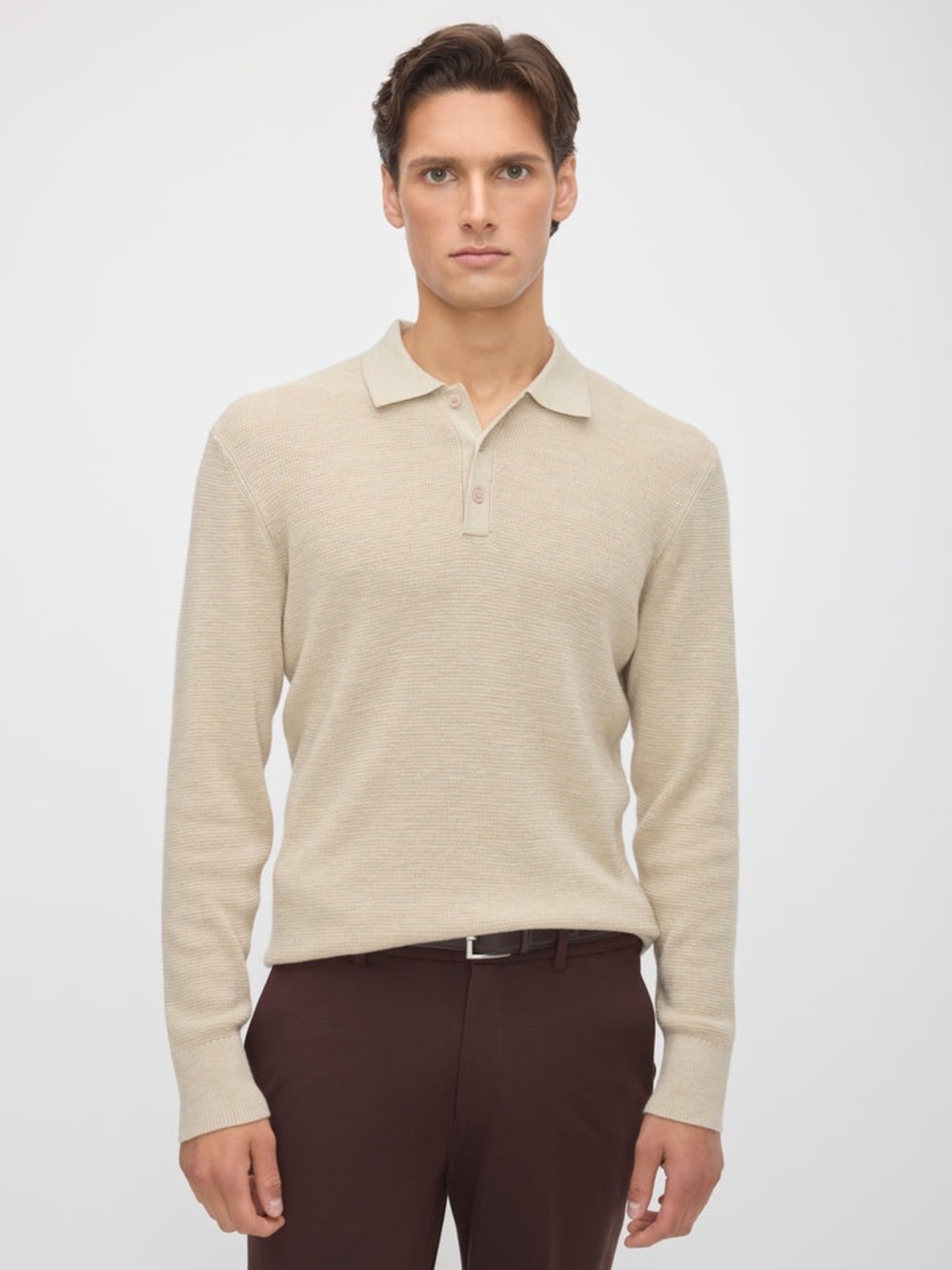 Kit And Ace Timeless Merino Polo Sweater